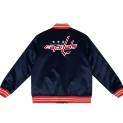 Heavyweight Satin Jacket Washington Capitals