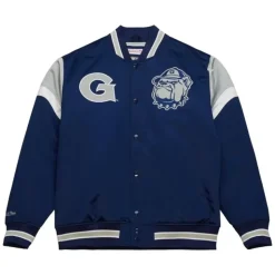 Heavyweight Satin Jacket Georgetown University
