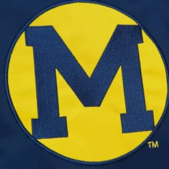 Heavyweight Satin Jacket University Of Michigan