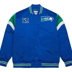 Heavyweight Satin Jacket Seattle Seahawks