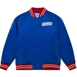 Heavyweight Satin Jacket New York Giants