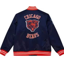 Heavyweight Satin Jacket Chicago Bears