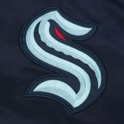 Heavyweight Satin Jacket Seattle Kraken