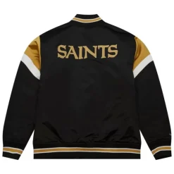 Heavyweight Satin Jacket New Orleans Saints