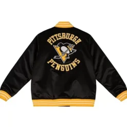 Heavyweight Satin Jacket Pittsburgh Penguins