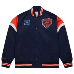 Heavyweight Satin Jacket Chicago Bears