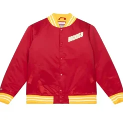 Heavyweight Satin Jacket Houston Rockets