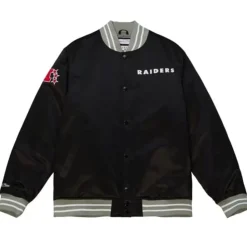 Heavyweight Satin Jacket Oakland Raiders