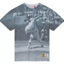 Highlight Sublimated Player Tee Los Angeles Dodgers Fernando Valenzuela