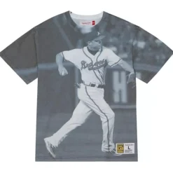 Highlight Sublimated Player Tee Atlanta Braves Chipper Jones