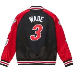 Hof N&N Satin Jacket Miami Heat Dwyane Wade