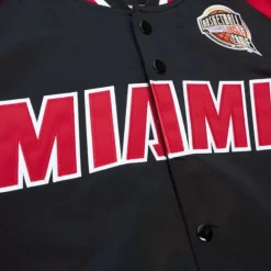 Hof N&N Satin Jacket Miami Heat Dwyane Wade