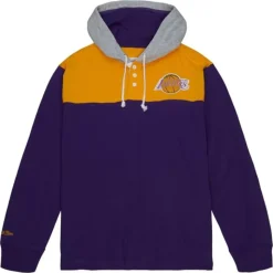 Hooded Rugby Polo Los Angeles Lakers
