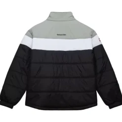 In The Clutch Puffer Jacket Vintage Logo Oakland Raiders