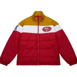 In The Clutch Puffer Jacket Vintage Logo San Francisco 49Ers