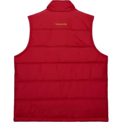 In The Clutch Puffer Vest Vintage Logo San Francisco 49Ers