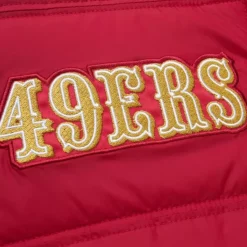 In The Clutch Puffer Vest Vintage Logo San Francisco 49Ers