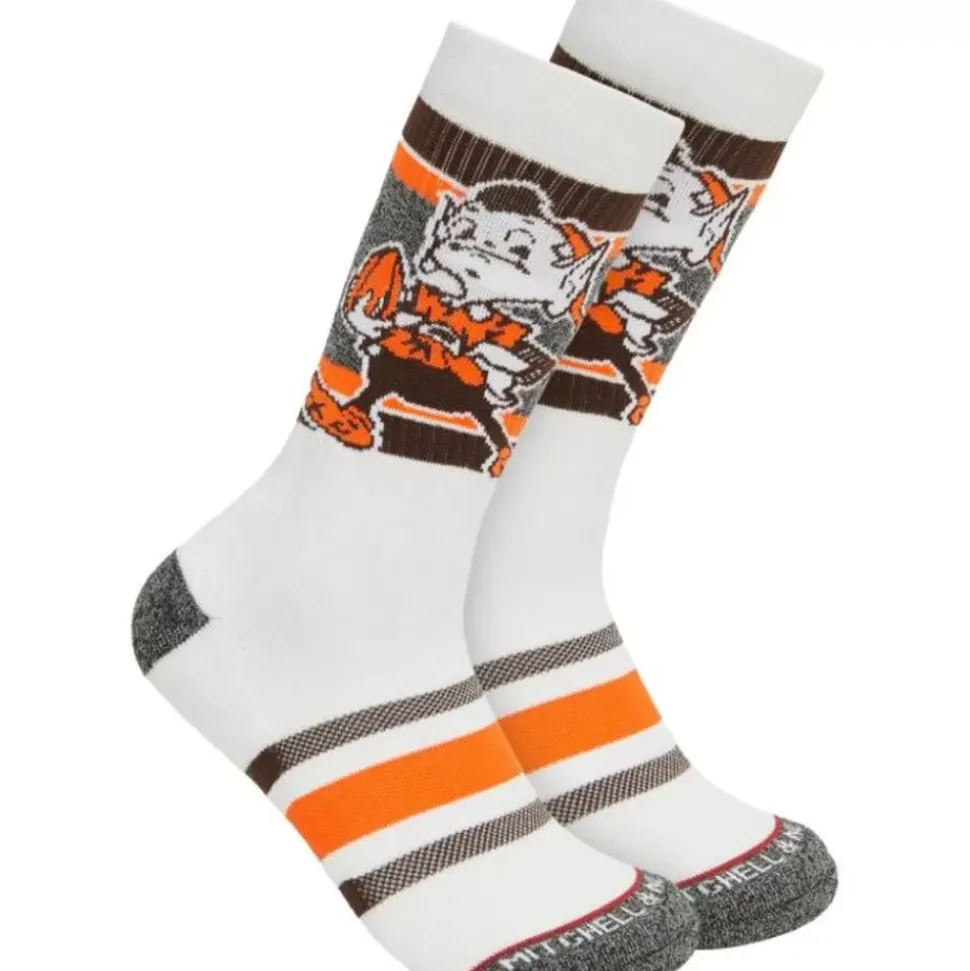 Interception Crew Socks Cleveland Browns