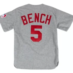 Johnny Bench 1969 Authentic Jersey Cincinnati Reds