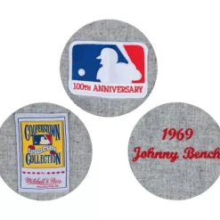 Johnny Bench 1969 Authentic Jersey Cincinnati Reds