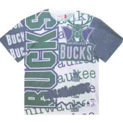 Jumbotron 2.0 Sublimated Ss Tee Milwaukee Bucks