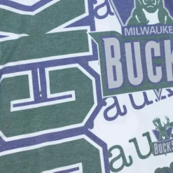 Jumbotron 2.0 Sublimated Ss Tee Milwaukee Bucks