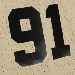 Khaki Black Swingman Dennis Rodman Chicago Bulls 1997-98 Jersey