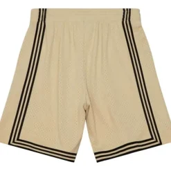 Khaki Black Swingman Los Angeles Lakers 1996-97 Shorts