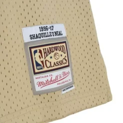 Khaki Black Swingman Shaquille O'Neal Los Angeles Lakers 1996-97 Jersey