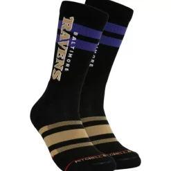 Lateral Crew Socks Baltimore Ravens