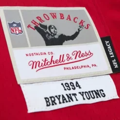Legacy Bryant Young San Francisco 49Ers 1994 Jersey