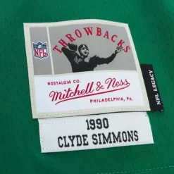Legacy Clyde Simmons Philadelphia Eagles Dark 1990 Jersey