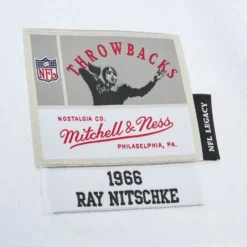Legacy Ray Nitschke Green Bay Packers White 1966 Jersey