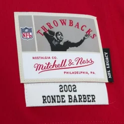 Legacy Ronde Barber Tampa Bay Buccaneers Dark 2002 Jersey