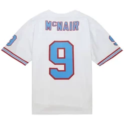 Legacy Steve Mcnair Tennessee Oilers White 1998 Jersey