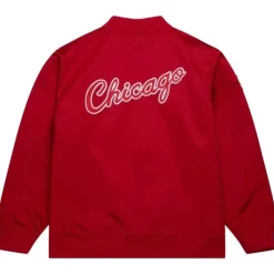 Lightweight Satin Bomber Vintage Logo Chicago Bulls