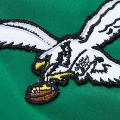 Lightweight Satin Bomber Vintage Logo Philadelphia Eagles