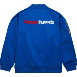 Lightweight Satin Bomber Vintage Logo Denver Nuggets