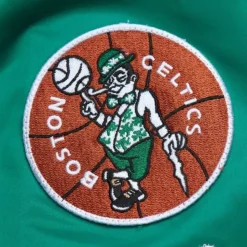 Lightweight Satin Bomber Vintage Logo Boston Celtics