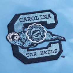 Lightweight Satin Bomber Vintage Logo University Of North Carolina