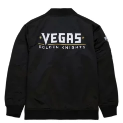 Lightweight Satin Bomber Current Logo Vegas Golden Knights