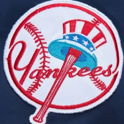 Lightweight Satin Bomber Vintage Logo New York Yankees