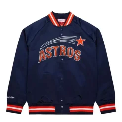 Lightweight Satin Jacket Houston Astros