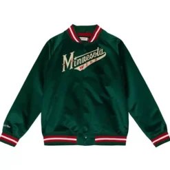 Lightweight Satin Jacket Minnesota Wild
