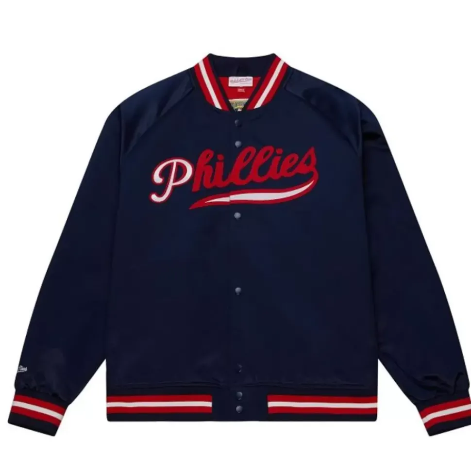 Lightweight Satin Jacket Philadelphia Phillies
