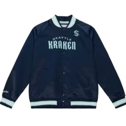 Lightweight Satin Jacket Seattle Kraken