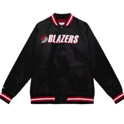 Lightweight Satin Jacket Portland Trail Blazers