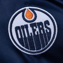 Lightweight Satin Jacket Edmonton Oilers