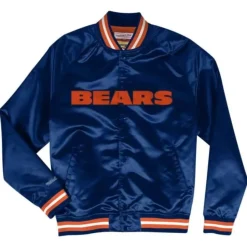 Lightweight Satin Jacket Chicago Bears