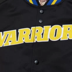 Lightweight Satin Jacket Golden State Warriors